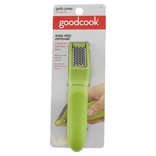 GoodCook Garlic Press Easy-Peel Easy-Clean