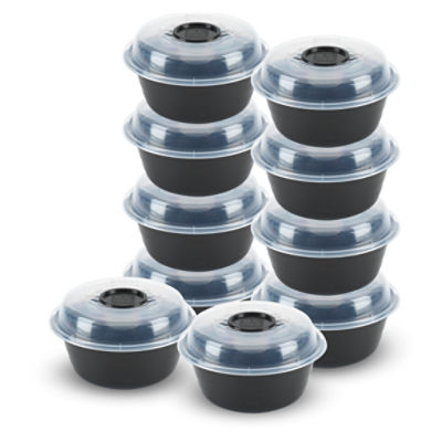 GoodCook 4 Cup Meal Prep Containers + Lids, 10 count