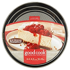 Good Cook Premium Nonstick Springform Pan, 3 count