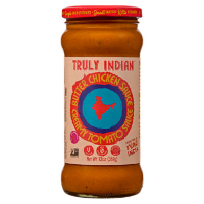 Truly Indian Butter Chicken Creamy Tomato Sauce, 13 oz