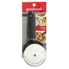 Good Cook Touch Pizza Cutter, Stainless Steel Blade, Comfort Grip Handle