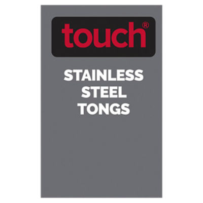 Commercial Basics - Stainless Steel Kitchen Tongs, Non-Slip Grip, Black, 9  Inch