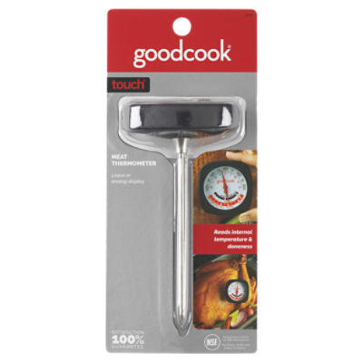 GoodCook Touch Meat Thermometer with Nonroll Silicone Head