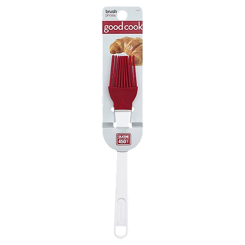GoodCook Silicone Basting Brush
Our Good Cook Everyday Silicone Basting Brush won't retain stains, odors, or flavors, so it can go from basting meat to buttering pastry with a simple wash in between. It has a 1-inch head and is heat safe to 450 degrees, so it's great for stovetop, grill, or oven use. The handle has an elevated foot that keeps the head raised off the counter in between bastes, for a cleaner counter. For thorough cleaning, the head can be removed from the handle.