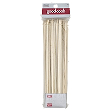 GoodCook Silver Bamboo Skewers 12-inch, 100 count