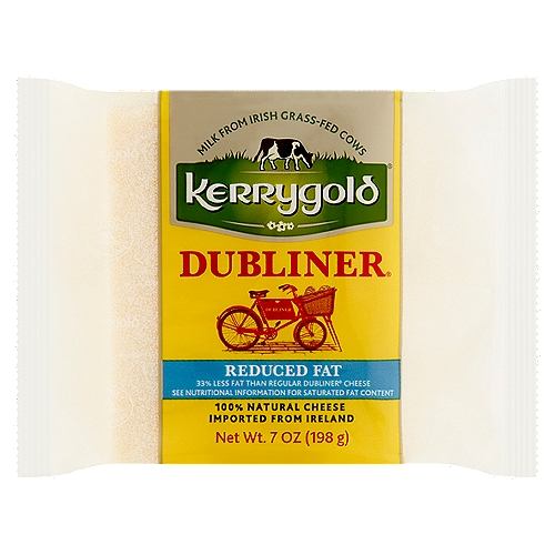 Kerrygold Dubliner Reduced Fat 100% Natural Cheese, 7 oz