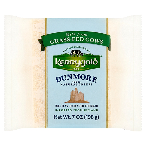 Kerrygold Dunmore 100% Natural Cheese, 7 oz
Full Flavored Aged Cheddar