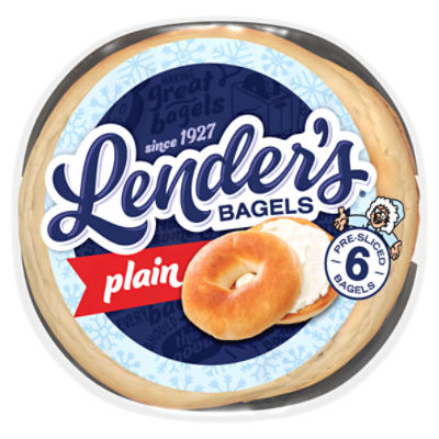 Lender's Plain Bagels, 6 count, 12 oz