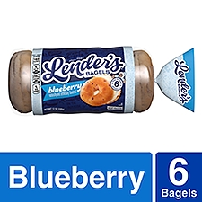 Lender's Blueberry Bagels, 6 count, 12 oz, 12 Ounce