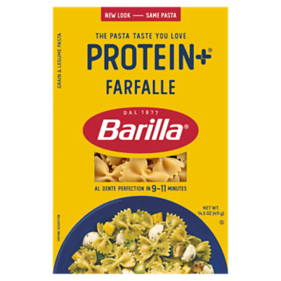 Barilla Protein+ Farfalle Pasta 14.5 oz, 14.5 Ounce