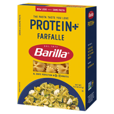 Barilla Protein+ Farfalle Grain & Legume Pasta, 14.5 oz