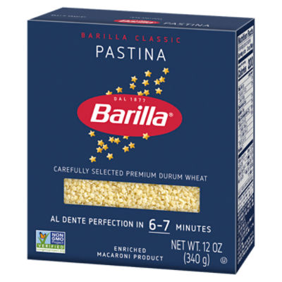 Barilla Pastina Pasta Non-GMO, Kosher Certified, 12 oz