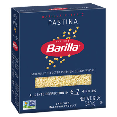 Barilla Pastina Pasta Non-GMO, Kosher Certified, 12 oz