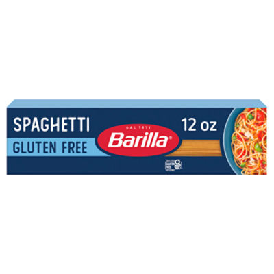 BARILLA Gluten Free Spaghetti, 12 Ounce - Non-GMO Gluten Free Pasta Made with Blend of Corn & Rice - Vegan Pasta, 12 Ounce