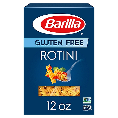 Your whole family will love our delicious gluten free rotini! The pasta is made with corn and rice, is certified gluten free and non-GMO verified and has the great taste and texture you can feel good about including in your favorite pasta dishes.
Gluten free pasta cooks just like traditional pasta! Simply boil four to six quarts of salted water, add the pasta and boil uncovered for seven minutes. We love to cook our rotini for seven minutes for a true ""Al Dente"" texture, but you can add one extra minute for more tender pasta.