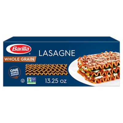 Barilla Whole Grain Wavy Lasagne Pasta, 13.25 oz, 13.25 Ounce