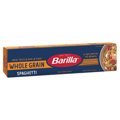 Barilla Spaghetti Whole Grain Wheat Pasta, 16 oz
