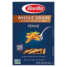 Barilla Whole Grain Penne, Pasta, 16 Ounce