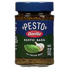 Barilla Rustic Basil with Italian Basil, Pesto, 6 Ounce