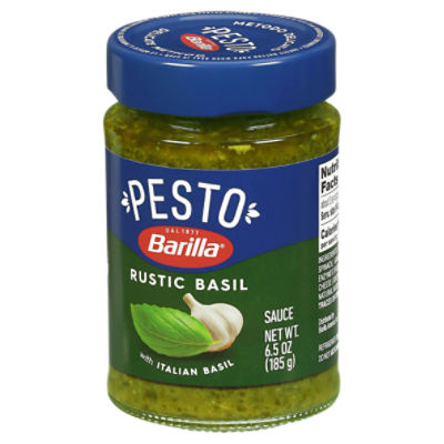 Barilla Rustic with Italian Basil Pesto Sauce, 6.5 oz