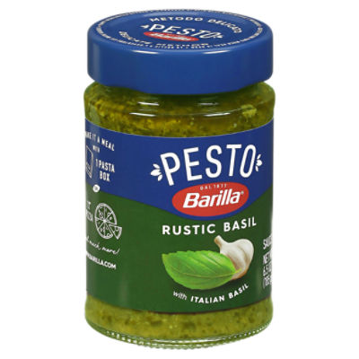 Barilla Rustic with Italian Basil Pesto Sauce, 6.5 oz