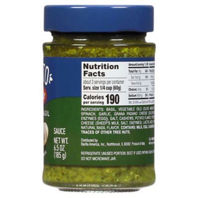 Barilla Rustic with Italian Basil Pesto Sauce, 6.5 oz