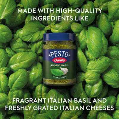 Barilla Rustic with Italian Basil Pesto Sauce, 6.5 oz