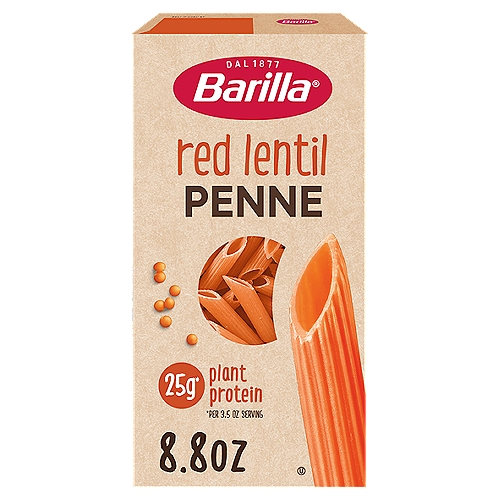 Barilla Red Lentil Gluten Free Penne Pasta, 8.8 oz