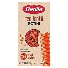 Barilla Red Lentil Pasta, Gluten Free Pasta, Rotini, 8.8 Ounce