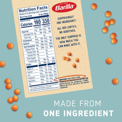 Barilla Red Lentil Rotini Pasta, 8.8 oz