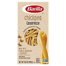 Barilla Chickpea Pasta, Gluten Free Pasta, Casarecce, 8.8 Ounce