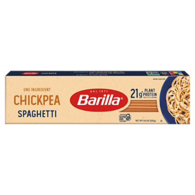 Barilla Chickpea Spaghetti Pasta, 8.8 oz - Vegan, Gluten Free, Non GMO & Kosher - Made with Plant Based Protein, 8.8 Ounce