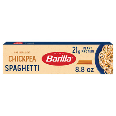 Barilla Chickpea Spaghetti Pasta, 8.8 oz - Vegan, Gluten Free, Non GMO & Kosher - Made with Plant Based Protein