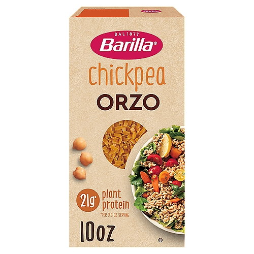 Barilla Chickpea Gluten Free Orzo Pasta, 10 oz