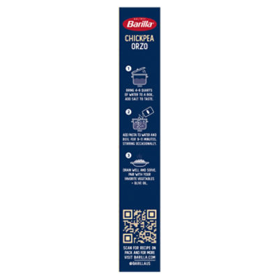 Barilla Chickpea Orzo Pasta, 10 oz
