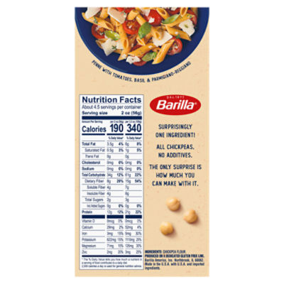 Barilla Chickpea Penne Pasta,  oz