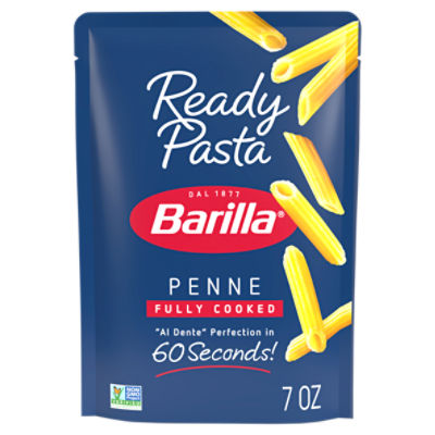 Barilla Ready Pasta, Fully Cooked Penne Pasta, Non-GMO & Kosher, 7 oz, 7 Ounce