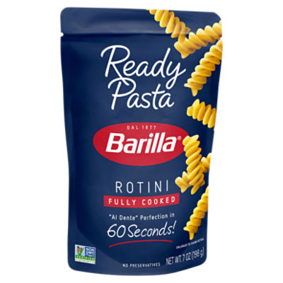 Barilla Fully Cooked Rotini Ready Pasta, 7 oz