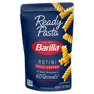 Barilla Fully Cooked Rotini Ready Pasta, 7 oz