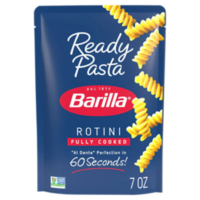 Barilla Ready Pasta, Fully Cooked Rotini Pasta, Non-GMO & Kosher, 7 oz