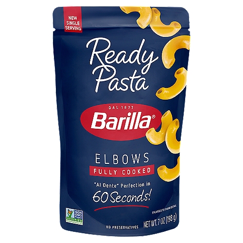 Barilla Fully Cooked Elbows Ready Pasta, 7 oz