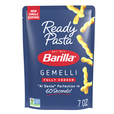 Barilla Fully Cooked Ready Pasta Gemelli, 7 oz