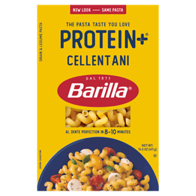 Barilla Protein+ Cellentani Grain & Legume Pasta, 14.5 oz