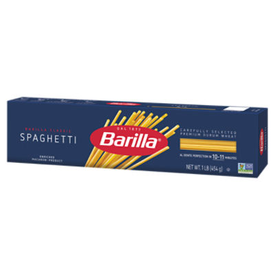 Barilla Spaghetti Pasta Non-GMO, Kosher Certified, 16 oz