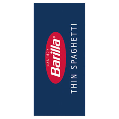 Barilla Thin Spaghetti Pasta Non-GMO, Kosher Certified, 16 oz