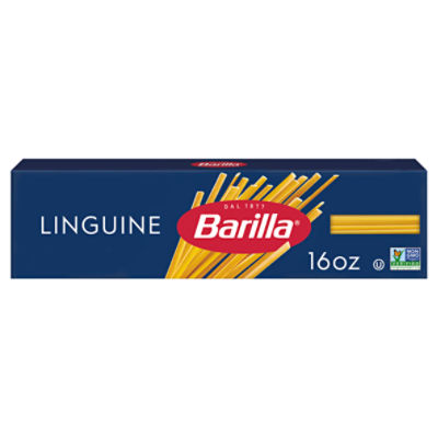 Barilla Linguine Pasta, 16 oz. Box - Non-GMO Pasta Made with Durum Wheat Semolina - Kosher Certified Pasta