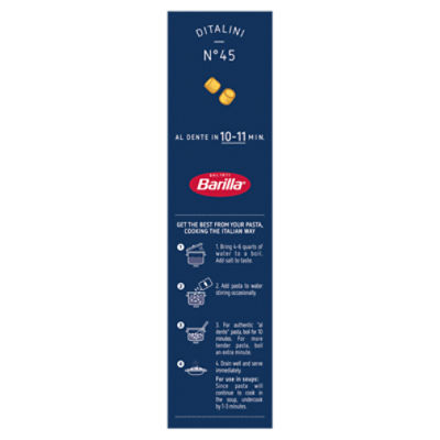 Barilla Ditalini Pasta Non-GMO, Kosher Certified, 16 oz