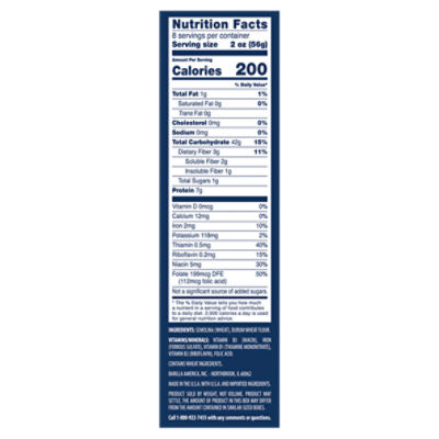 Barilla Ziti Pasta Non-GMO, Kosher Certified, 16 oz