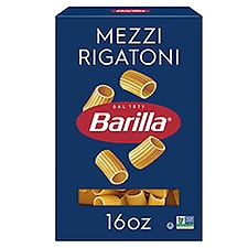 Barilla Mezzi Rigatoni Pasta, 16 oz, 1 Pound