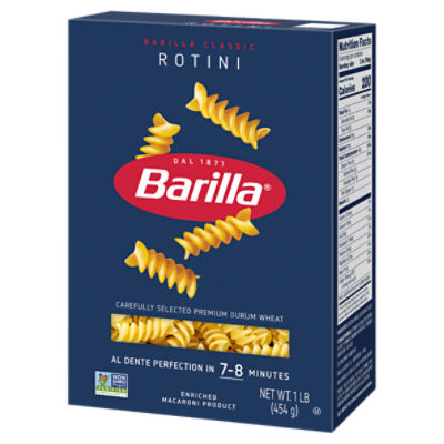Barilla Rotini Pasta Non-GMO, Kosher Certified, 16 oz